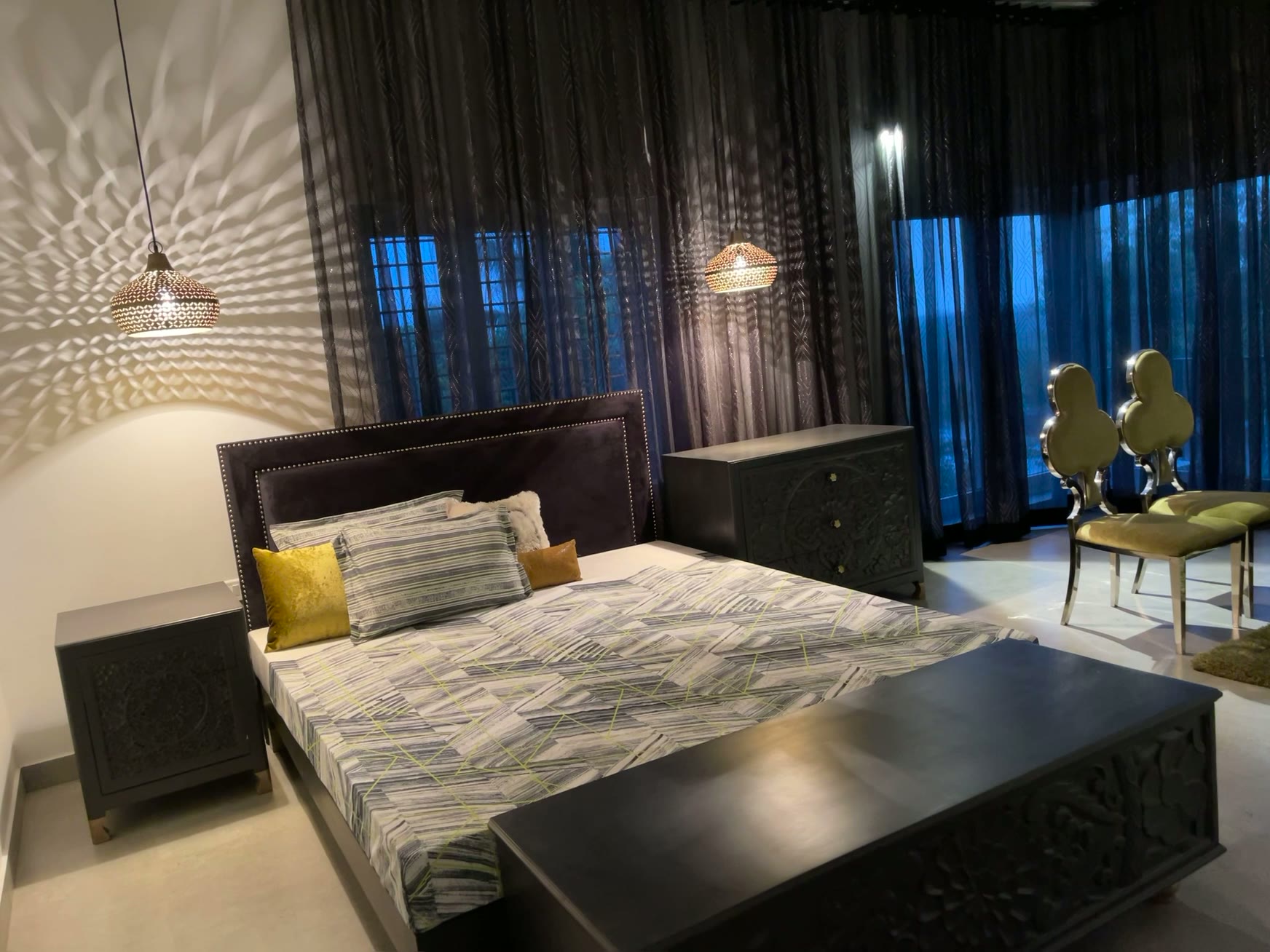 Master bedroom suite
